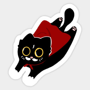 Brave Super Cat Sticker